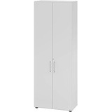 Artikelbild 1 für HAMMERBACHER Aktenschrank Mirakel, V968T6/5/5/BS lichtgrau 5 Fachböden 80,0 x 42,0 x 215,6 cm, Artikelnummer 999981