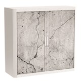 Artikelbild 1 für PAPERFLOW easyOffice Industrial Rollladenschrank 61820 2 Fachböden 110,0 x 41,5 x 104,0 cm, Artikelnummer 209377