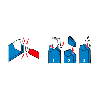 Artikelbild 4 für NT Cuttermesser-Klingen BA-160 silber 9,0 mm, 10 St., Artikelnummer 696298