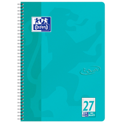 Artikelbild 2 für OXFORD Collegeblock touch Lineatur 27 liniert DIN A4 Innen- und Außenrand, 1 Block, Artikelnummer 450801