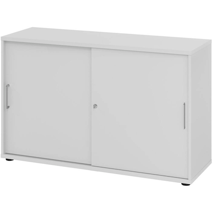 Artikelbild für HAMMERBACHER Schiebetürenschrank 1752S, V1752S/5/5/BS lichtgrau 1 Fachboden 120,0 x 40,0 x 74,8 cm, Artikelnummer 993014