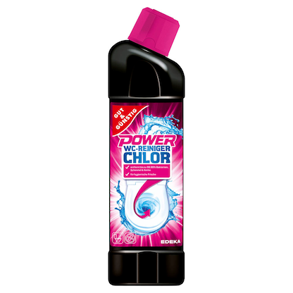 Artikelbild für GUT&GÜNSTIG POWER CHLOR WC-Reiniger Chlor, 0,75 l, Artikelnummer 987711