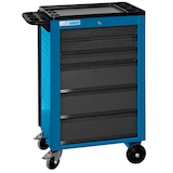 Artikelbild 1 für ADB Basic Werkstattwagen blau 6 Schubladen, Artikelnummer 206800