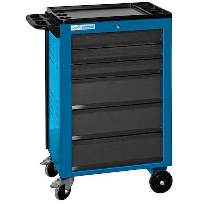 Artikelbild für ADB Basic Werkstattwagen blau 6 Schubladen, Artikelnummer 206800