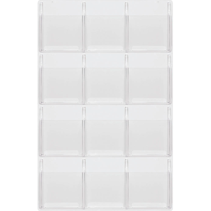 Artikelbild 3 für helit Wandprospekthalter transparent 12x DIN A4, Artikelnummer 605840