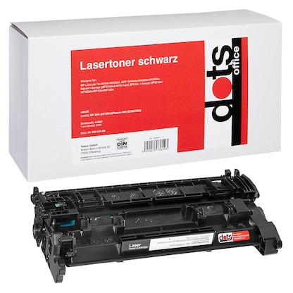 Artikelbild 3 für dots schwarz Toner kompatibel zu HP 26A; Canon 052(CF226A; 2199C002), Artikelnummer 600811