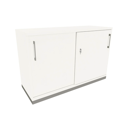 Artikelbild für fm Schiebetürenschrank Oldenburg, 4260649683101 weiß 1 Fachboden 120,0 x 44,2 x 78,1 cm, Artikelnummer 407233