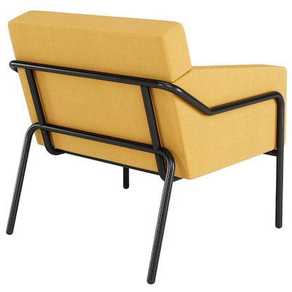 Artikelbild 3 für medso powered by PAPERFLOW Sessel MEDSO L gelb schwarz Stoff, 1 St., Artikelnummer 522849