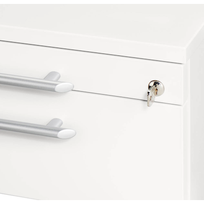 Artikelbild 8 für HAMMERBACHER AC20 Rollcontainer weiß 3 Auszüge 42,8 x 58,0 x 59,0 cm, Artikelnummer 350847