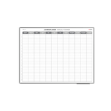 Artikelbild 1 für ALLboards Jahresplaner, Monatseinteilung 120,0 x 90,0 cm, Artikelnummer 502639