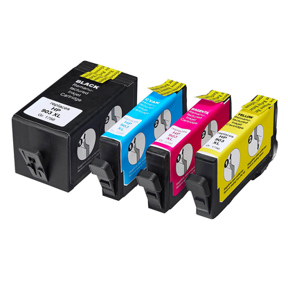 Artikelbild 3 für office discount schwarz, cyan, magenta, gelb Druckerpatronen kompatibel zu HP 903XL (3HZ51AE), 4er-Set, Artikelnummer 550768