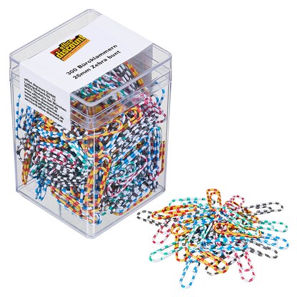 Artikelbild für office discount Büroklammern farbsortiert Nylon, 300 St., Artikelnummer 617464