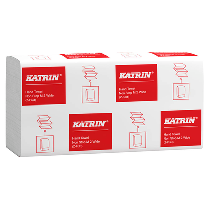Artikelbild 18 für KATRIN Papierhandtücher 61570 Non Stop M2 wide Interfold-Falzung 2-lagig 4.000 Tücher, Artikelnummer 533491
