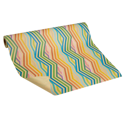 Artikelbild 9 für JUNG SCHÖNER VERPACKEN Geschenkpapier Prisma Streifen mehrfarbig, 20,0 m, Artikelnummer 223176