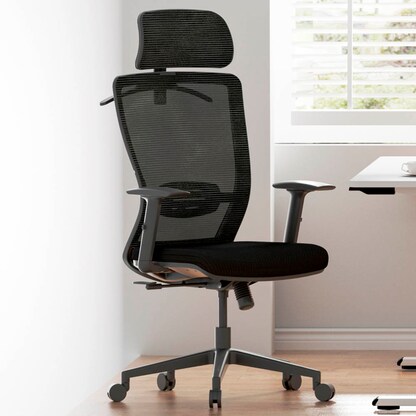 Artikelbild 3 für FlexiSpot Bürostuhl BS3 Stoff schwarz, Gestell schwarz, Artikelnummer 444709