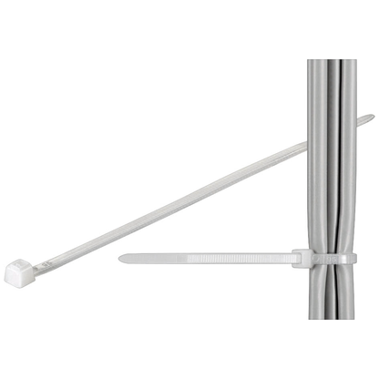 Artikelbild 1 für 100 fixPOINT Kabelbinder transparent, Artikelnummer 582726