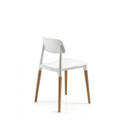 Artikelbild 4 für 2 meet powered by PAPERFLOW Besucherstühle Glamwood CHGLAMX2.23.13 weiß Kunststoff, Artikelnummer 518338