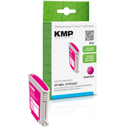 Artikelbild 21 für KMP H33 magenta Druckerpatrone kompatibel zu HP 88XL (C9392AE), Artikelnummer 640763