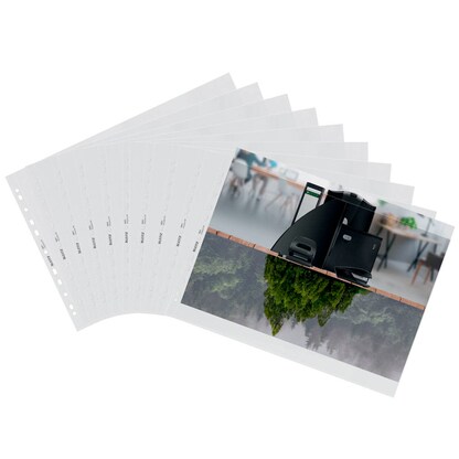 Artikelbild 6 für AKTION: 25 LEITZ Prospekthüllen recycle 4019 DIN A3 quer transparent genarbt 0,10 mm mit Prämie nach Registrierung, Artikelnummer 304442