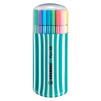 Artikelbild 1 für STABILO Pen 68 Zebrui Filzstifte farbsortiert, 20 St., Artikelnummer 163992