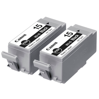 Artikelbild 3 für Canon 2x BCI-15 BK schwarz Druckerpatronen, 2er-Set, Artikelnummer 476770