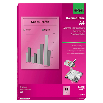 Artikelbild 12 für SIGEL Laserfolien LF419 klar, 100 St., Artikelnummer 781336