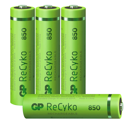 Artikelbild 2 für 4 GP Akkus ReCyko+ Micro AAA 850 mAh, Artikelnummer 289882
