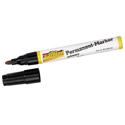 Artikelbild für office discount Permanentmarker schwarz 1,5 - 3,0 mm, 1 St., Artikelnummer 835563