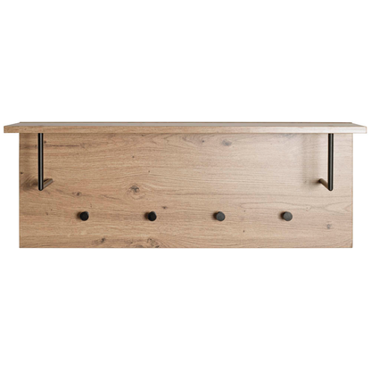 Artikelbild 4 für HAKU Möbel Wandgarderobe 37447 eiche Holz 4 Haken 80,0 x 30,0 cm, Artikelnummer 965743
