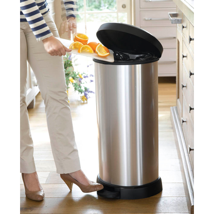 Artikelbild 3 für curver DECOBIN Mülleimer 40,0 l silbermetallic, Artikelnummer 701108