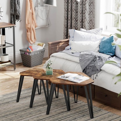 Artikelbild 2 für VASAGLE Beistelltische-Set braun, Artikelnummer 290449