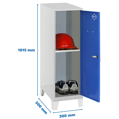 Artikelbild 2 für Simonrack Spind SIMONLOCKER DISM blau, grau 8425437120695, 1 Schließfach 30,0 x 50,0 x 101,5 cm, Artikelnummer 356339