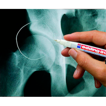 Artikelbild 5 für edding 8010 Labormarker weiß 0,75 mm, 1 St., Artikelnummer 533749