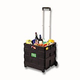 Artikelbild 1 für relaxdays Einkaufstrolley Kunststoff schwarz 42,0 x 37,0 x 39,0 cm, Artikelnummer 360691