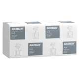 Artikelbild 1 für KATRIN Papierhandtücher 85040 Plus Zick-Zack-Falzung 2-lagig 4.000 Tücher, Artikelnummer 533523