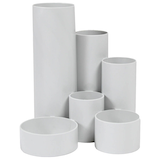 Artikelbild 1 für M&M Stiftehalter Schreibtisch-Boy vanille Polystyrol 6 Fächer 12,9 x 13,9 x 14,7 cm, Artikelnummer 326878