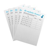 Artikelbild 1 für grau Terminblöcke grau DIN A7, ca. 100 Blatt, 5 Blöcke, Artikelnummer 245478