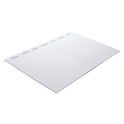 Artikelbild 4 für RNK-Verlag Schreibtischunterlage Office - liniert & kariert weiß Papier 48,0 x 33,0 cm, 30 Blatt, Artikelnummer 335024