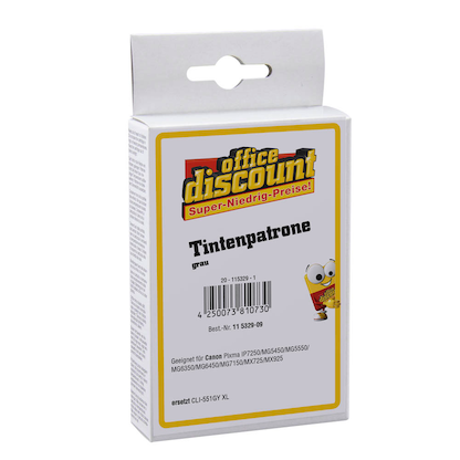 Artikelbild 3 für office discount grau Druckerpatrone kompatibel zu Canon CLI-551 XL GY, Artikelnummer 115329