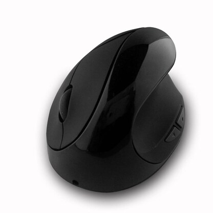 Artikelbild 2 für JENIMAGE EV Vertical Mouse Wireless Maus ergonomisch kabellos schwarz, Artikelnummer 557936