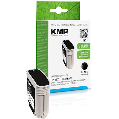 Artikelbild 23 für KMP H31 schwarz Druckerpatrone kompatibel zu HP 88XL (C9396AE), Artikelnummer 640797