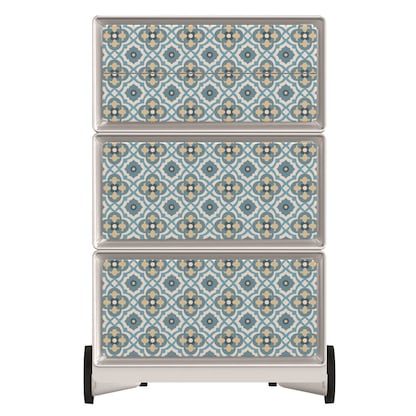 Artikelbild 3 für PAPERFLOW easyBox Vintage Rollcontainer weiß, bunt 4 Auszüge 39,0 x 43,6 x 64,2 cm, Artikelnummer 215461