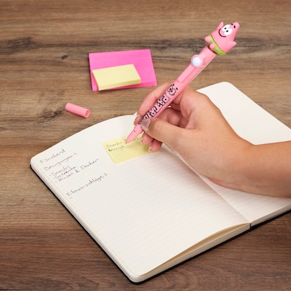 Artikelbild 6 für BlueSky Kugelschreiber SpongeBob - Fidget Pen inkl. Sammelfigur pink, Schreibfarbe: schwarz, 1 St., Artikelnummer 416556