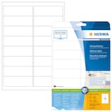 Artikelbild 1 für 400 HERMA Adressetiketten 5075 weiß 99,1 x 33,8 mm, Artikelnummer 518062