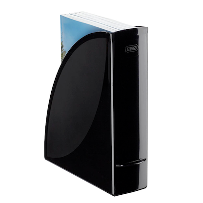 Artikelbild für 4 ELBA Stehsammler wave 400091711 schwarz Kunststoff, DIN A4, Artikelnummer 387098