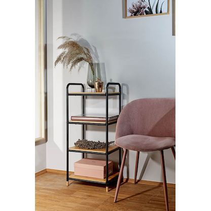 Artikelbild 8 für WENKO Beistellregal Loft braun, schwarz 42,0 x 33,5 x 94,5 cm, 1 St., Artikelnummer 530901