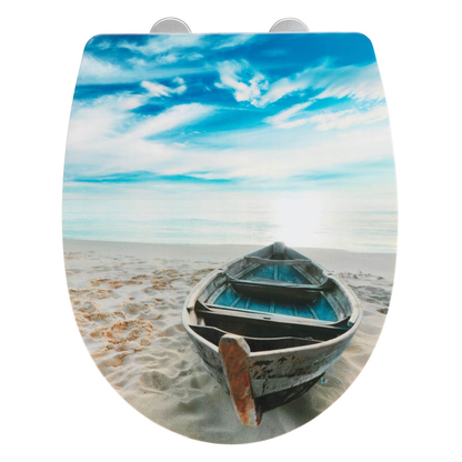 Artikelbild 6 für WENKO WC-Sitz mit Absenkautomatik Boat High Gloss blau, Artikelnummer 813417