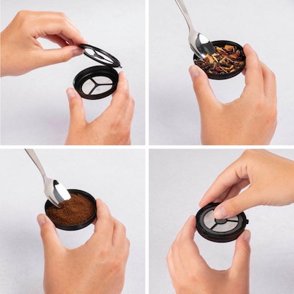 Artikelbild 4 für xavax® nachfüllbare Kaffeepads schwarz, 2 St., 2 Stück, Artikelnummer 192079