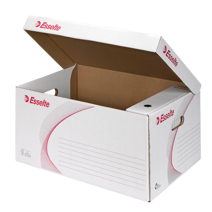 Artikelbild 8 für 10 Esselte Archivcontainer weiß 56,0 x 38,0 x 26,5 cm, Artikelnummer 514947