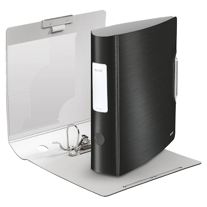 Artikelbild 3 für AKTION: LEITZ Active Style 1108 Ordner satin schwarz Kunststoff 8,2 cm DIN A4 mit Prämie nach Registrierung, Artikelnummer 407817